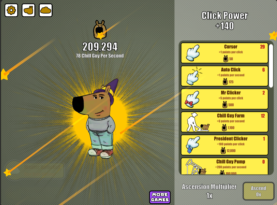 Chill Guy Clicker Screenshot